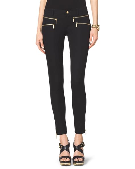 black high-waisted skinny jeans michael kors|Michael Kors denim jeans.